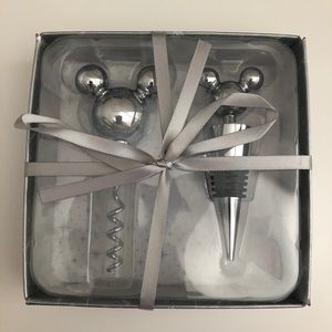 NIB Mickey Mouse Corkscrew Set
